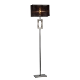 IL31727  Florence Crystal 167cm Floor Lamp 1 Light